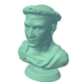 Roman Emperor Bust Statue