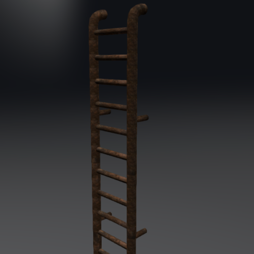 Rust Ladder Stair