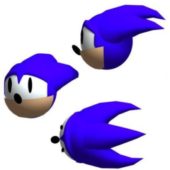 Sad Sonic Game Character