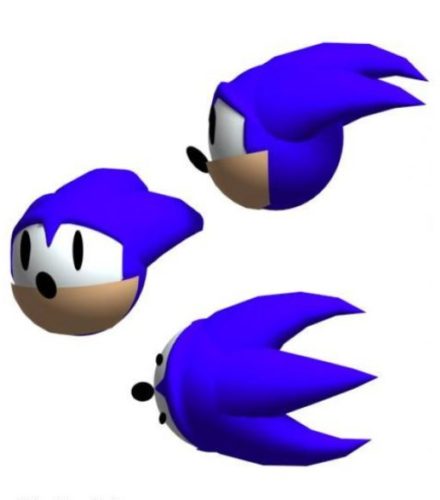 Sad Sonic Game Character