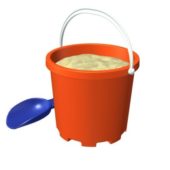 Plastic Sand Bucket
