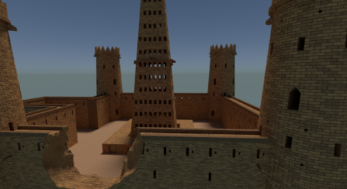 Desert Sand Castle