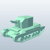 Self Propelled Artillery British Tank