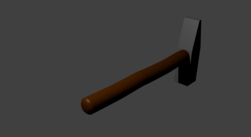 Simple Hammer Weapon