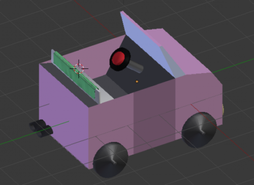 Lowpoly Simple Toy Car