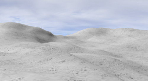 Snowy Terrain Landscape