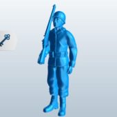 Soldier Standing Character