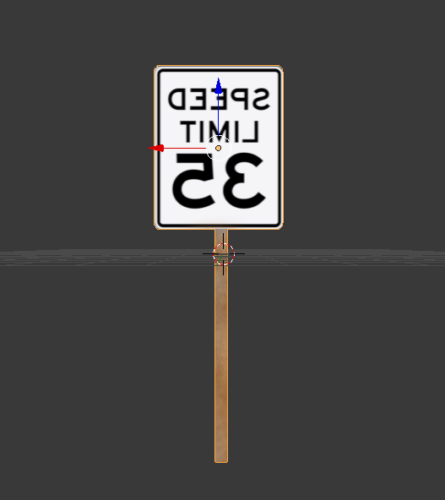 Speed Limit Road Sign