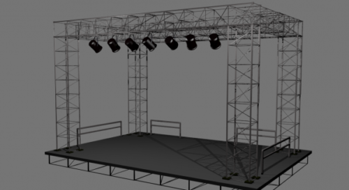 Music Live Show Stage Building