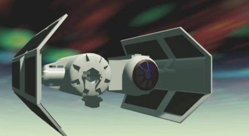 Star Wars E-tie Space Ship