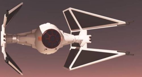 Star Wars E-tie Spaceship