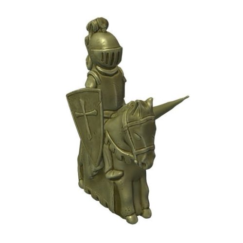 Stone Chess Knight Character