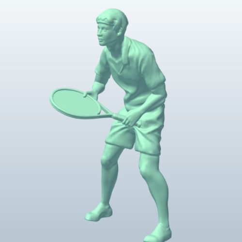 Tennis Player Figurine Character