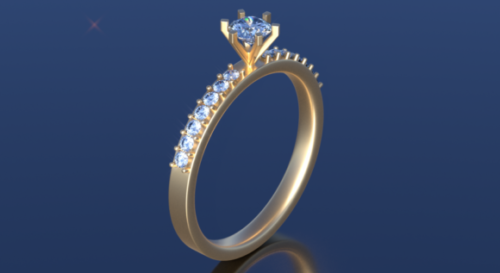 Jewelry Crowned Ring