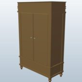 Traditional Armoire Honey Cabinet