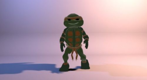 Turtle Ninja Character