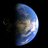 Ultra Realistic Earth Scene