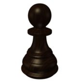 Wooden Chess Pawn Piece