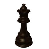Wooden Chess Queen Character