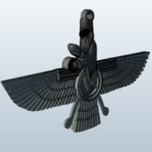 Zoroastrianism Faravahar V1