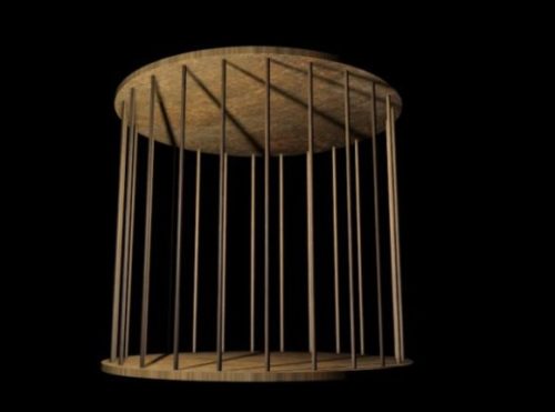 Metal Round Cage