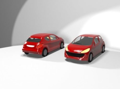Red Car Set