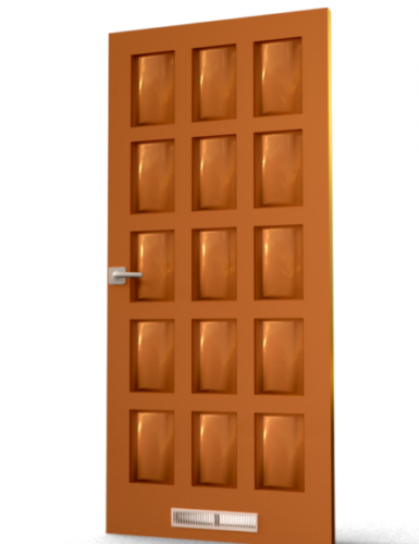 Wooden Door Decor