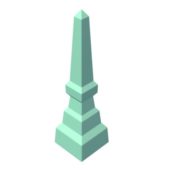Headstone Obelisk Statue