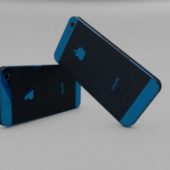 Iphone 5 Blue Phone