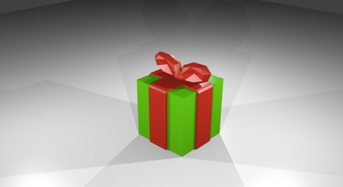 Low Poly Box Of Present
