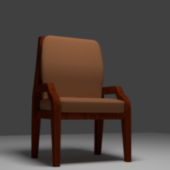 Low Poly Wood Chair