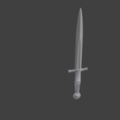 Medieval Dagger Weapon