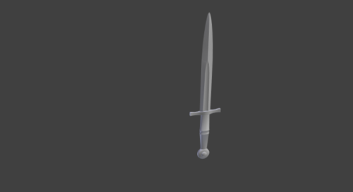 Medieval Dagger Weapon