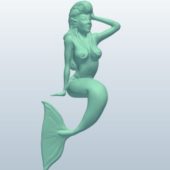 Mermaid Sitting Sculpt