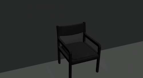 Old Black Chair