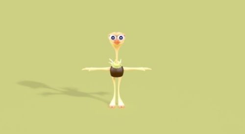 Ostrich Character