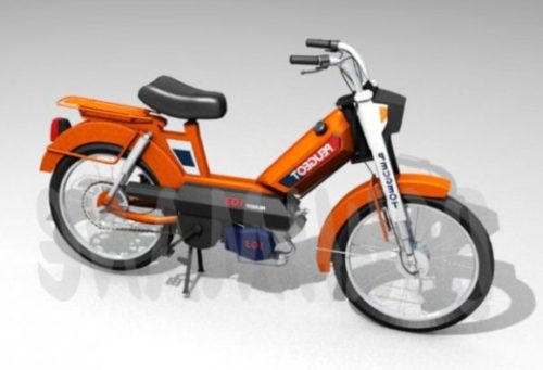 Peugeot 103 Motocycle - 3D Model by mrichkhalid
