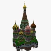 Moscow Saint Basil Cathedral Building