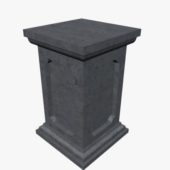 Square Pedestal Bin
