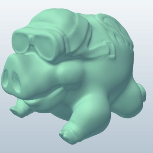 Flying Pig Sculpt Character