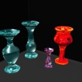 Colorful Glass Vase Decoration