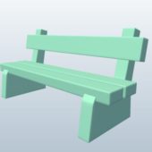 Simple Wooden Bench