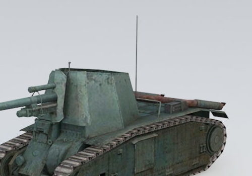 105 Lefh18b2 French Tank