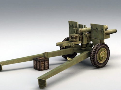 105mm Howitzer Military Artillery