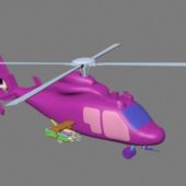 Low-poly Attack Helicopter
