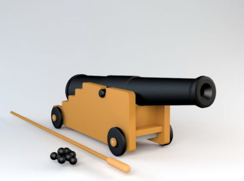 Vintage Pirate Cannon