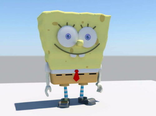 Spongebob Cartoon Character