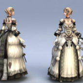 Medieval Noble Lady Character