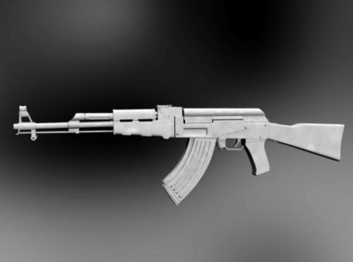 Gun Ak-47 Assault Rifle
