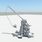 Medieval Catapult Weapon